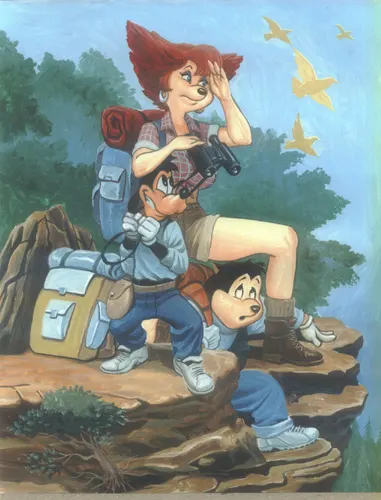 Peggy Cums Camping - Goof Troop  (Chapter 01 - Colored)