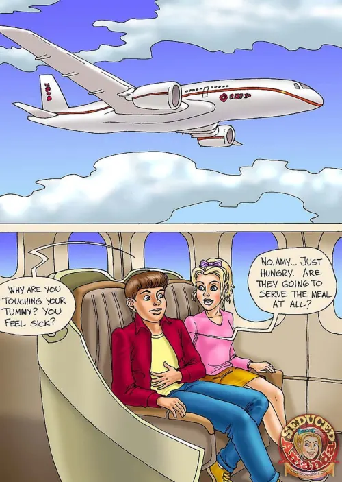 Part 2 – Seduced Amanda  (Chapter 02 - Adventure On A Plane)