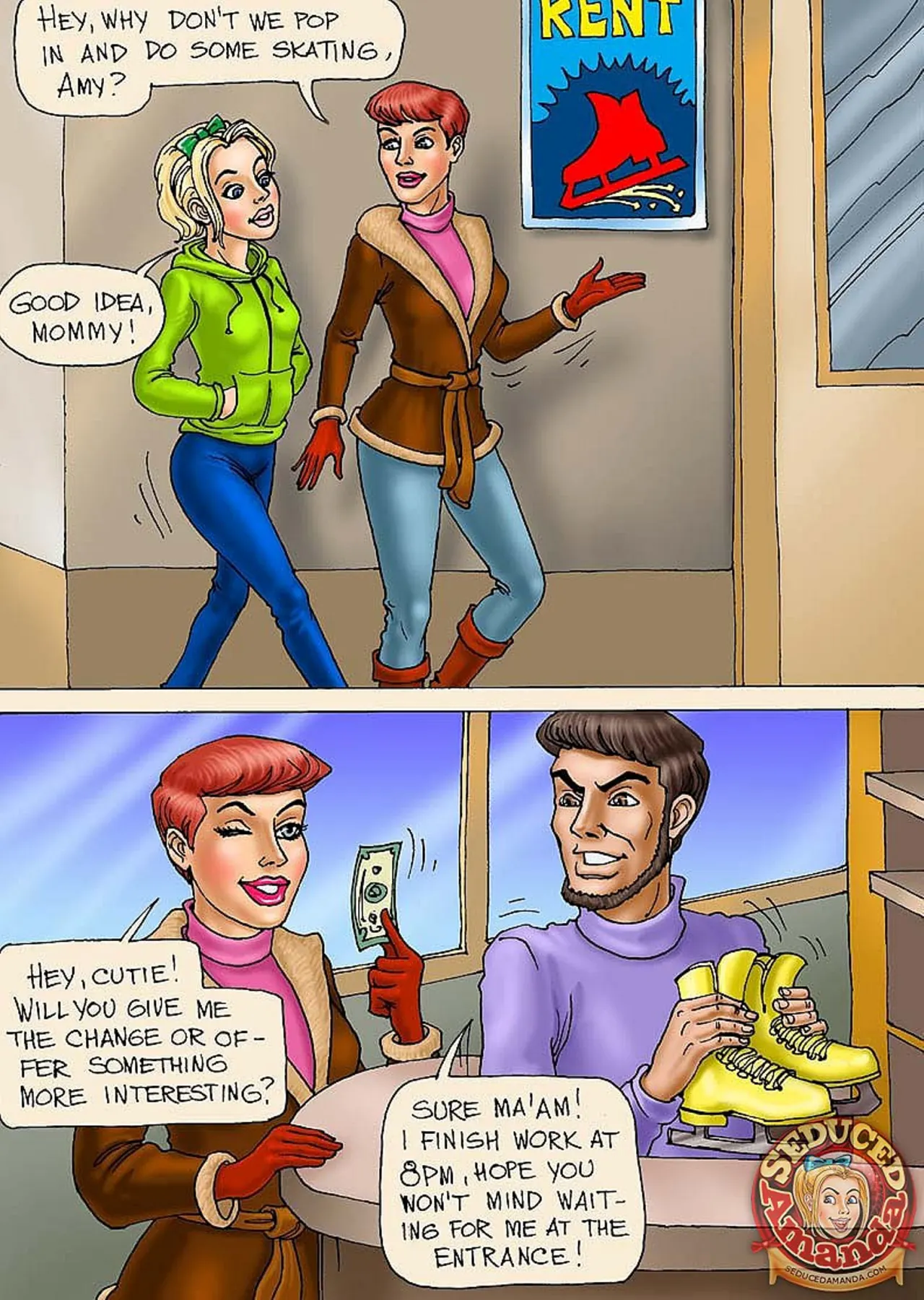 Seduced Amanda  (Chapter 28 - Sexy Skateting) — page 1