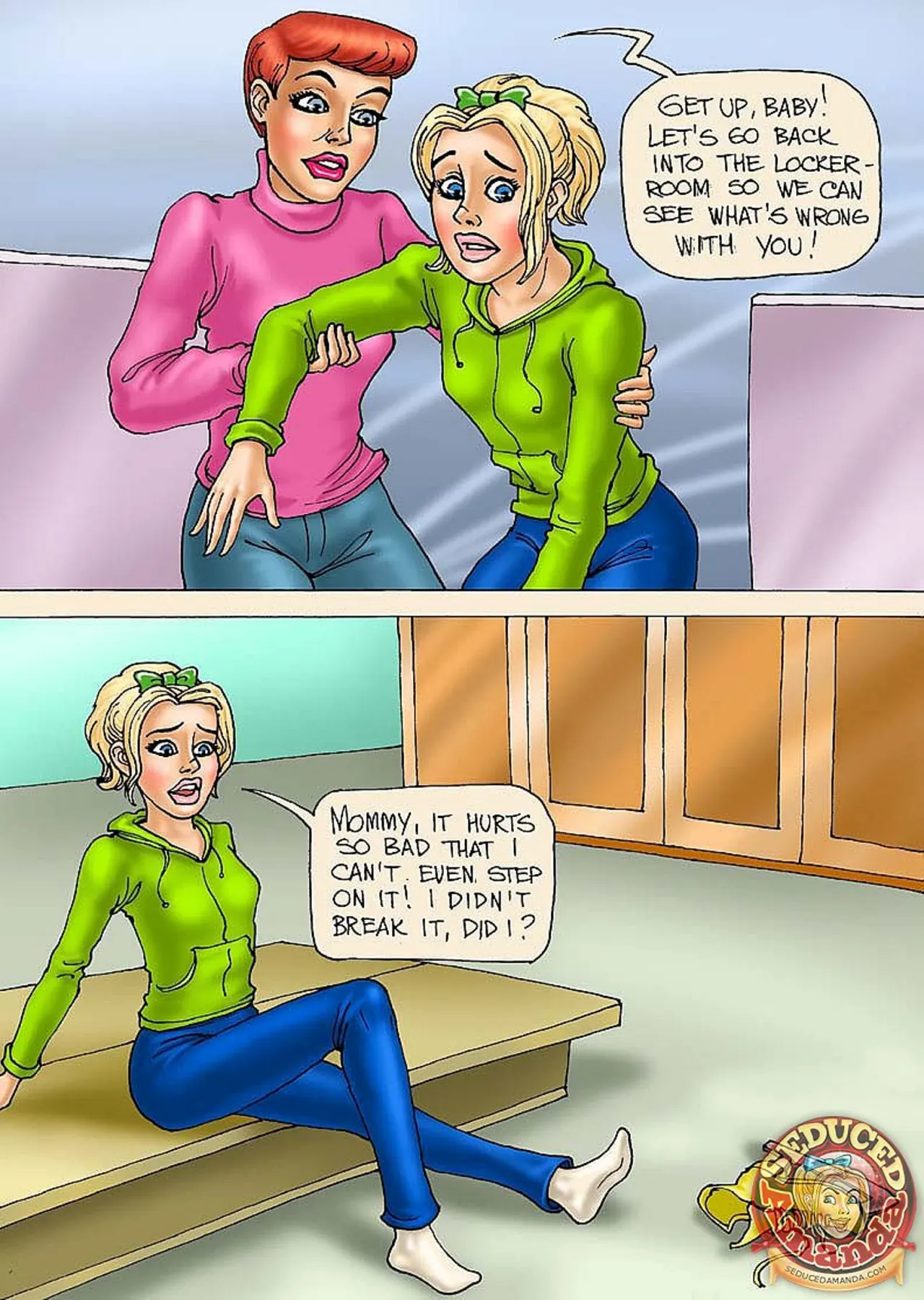 Seduced Amanda  (Chapter 28 - Sexy Skateting) — page 7