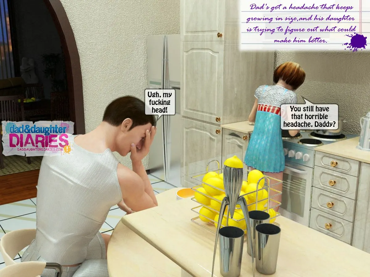 Dad And Daughter Diaries  (Chapter 01 - Headache) — page 1