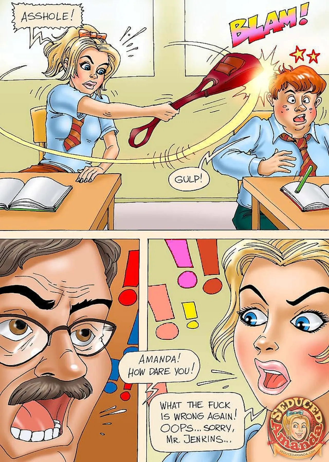 Seduced Amanda  (Chapter 12 - College Punishment) — page 4