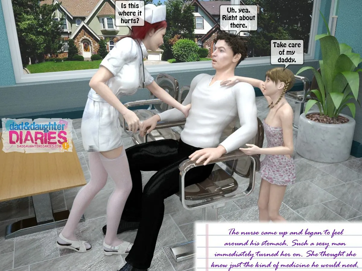 Dad And Daughter Diaries  (Chapter 16 - Nurse For Daddy) — page 2