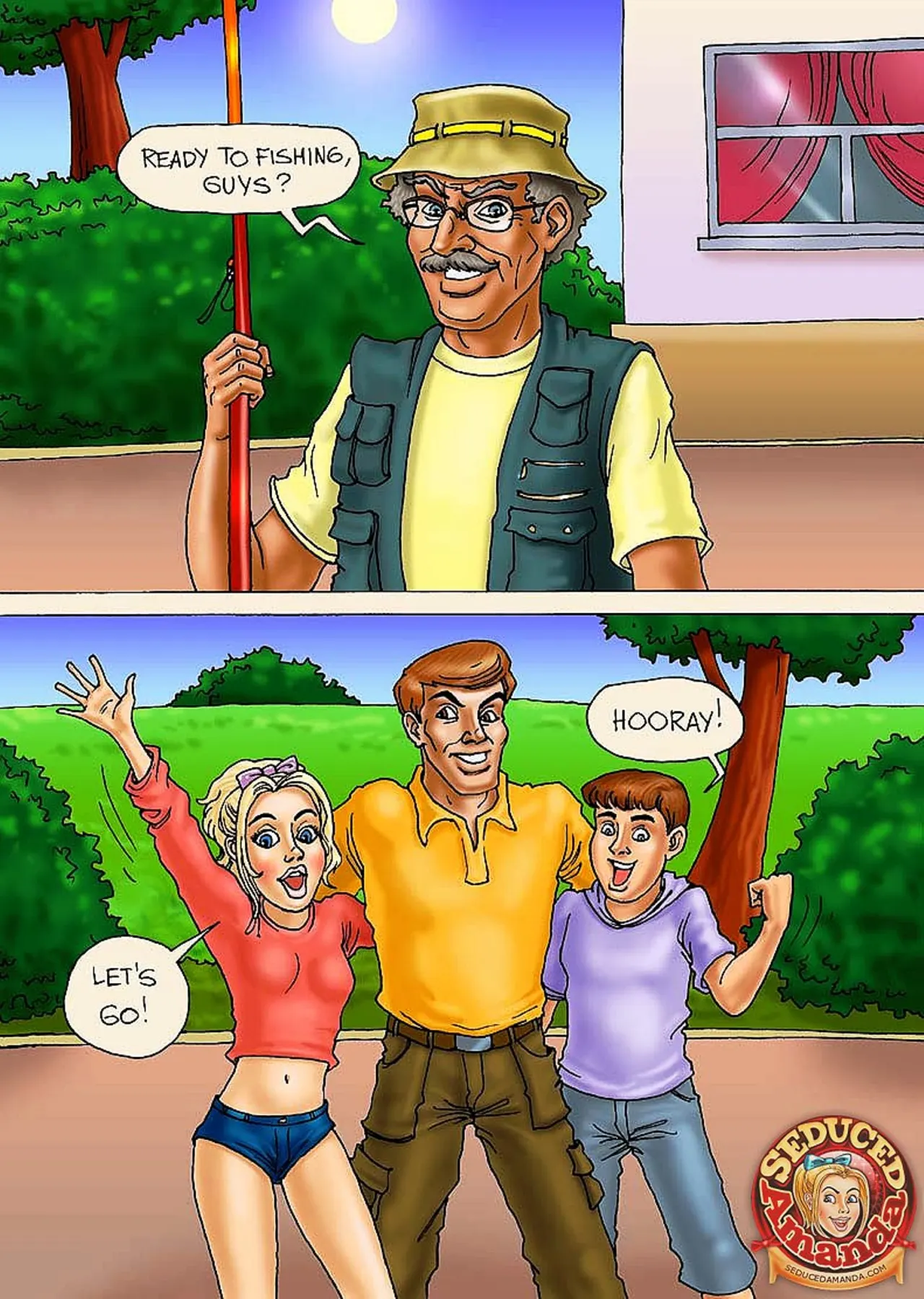 Seduced Amanda  (Chapter 05 - A Lovely Fishing) — page 1