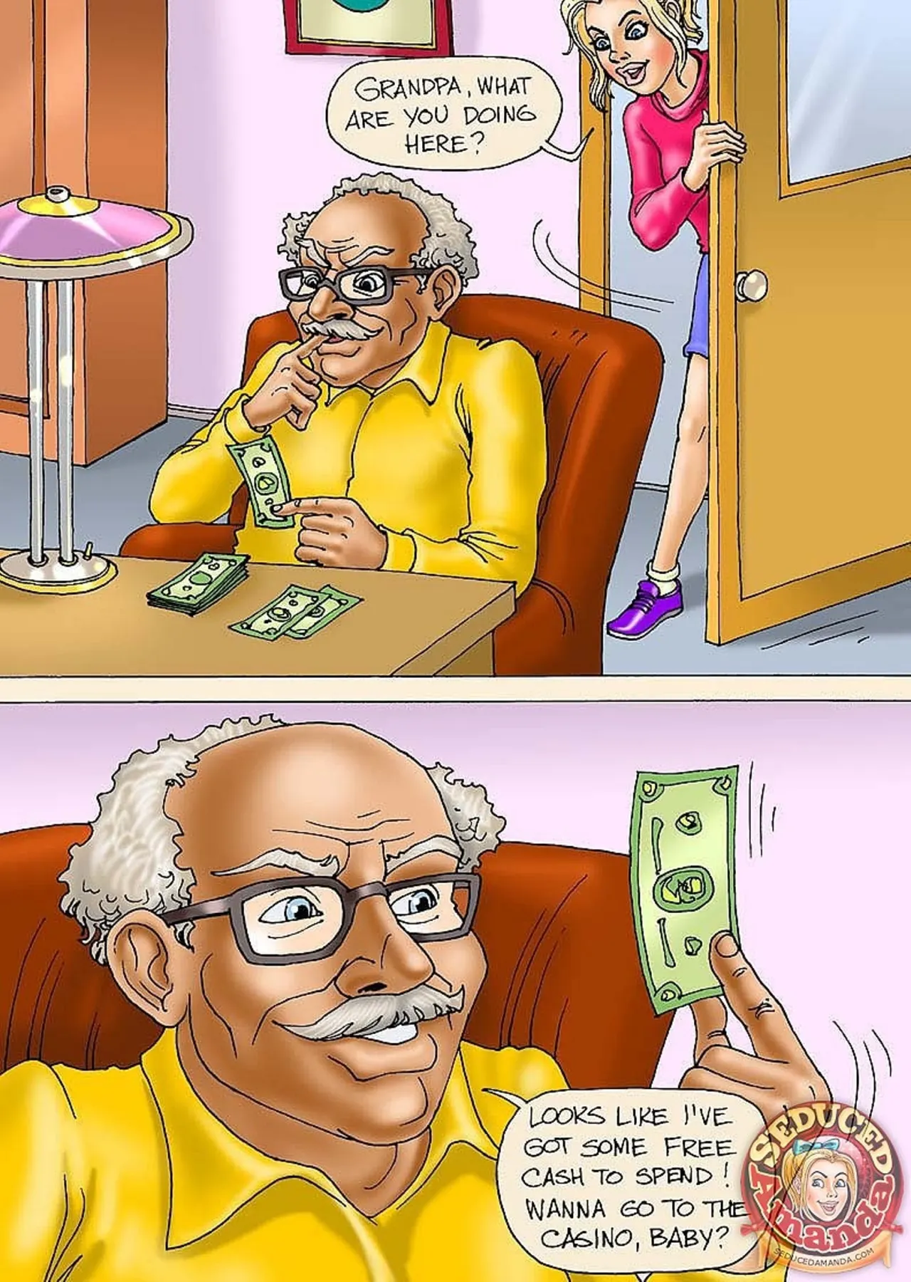 Seduced Amanda  (Chapter 33 - Visiting Casino) — page 1