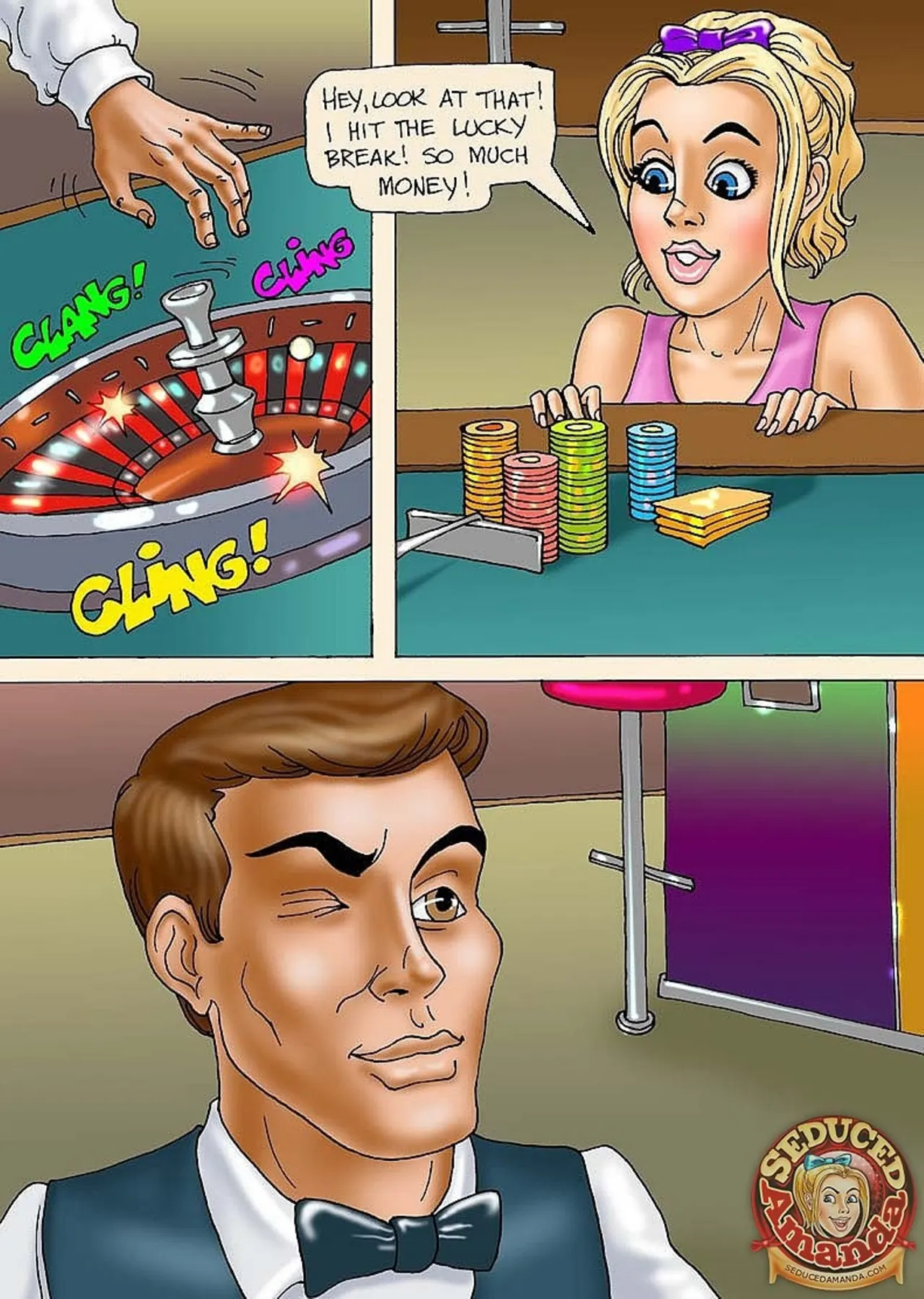 Seduced Amanda  (Chapter 33 - Visiting Casino) — page 15