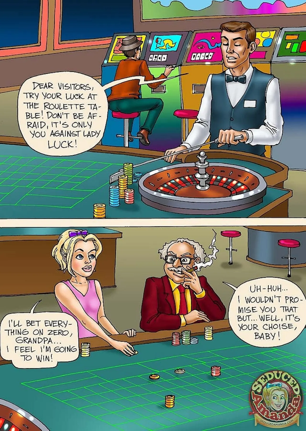 Seduced Amanda  (Chapter 33 - Visiting Casino) — page 4