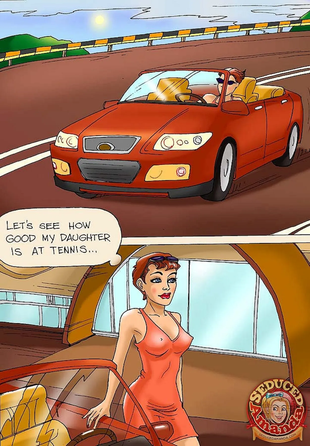 Seduced Amanda  (Chapter 32 - Tenis Training) — page 1