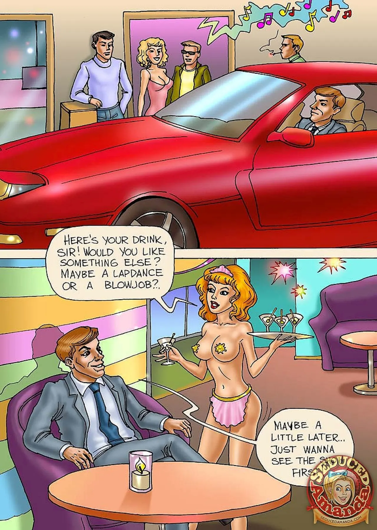 Seduced Amanda  (Chapter 31 - Surprise For Dad In A Strip Bar) — page 4