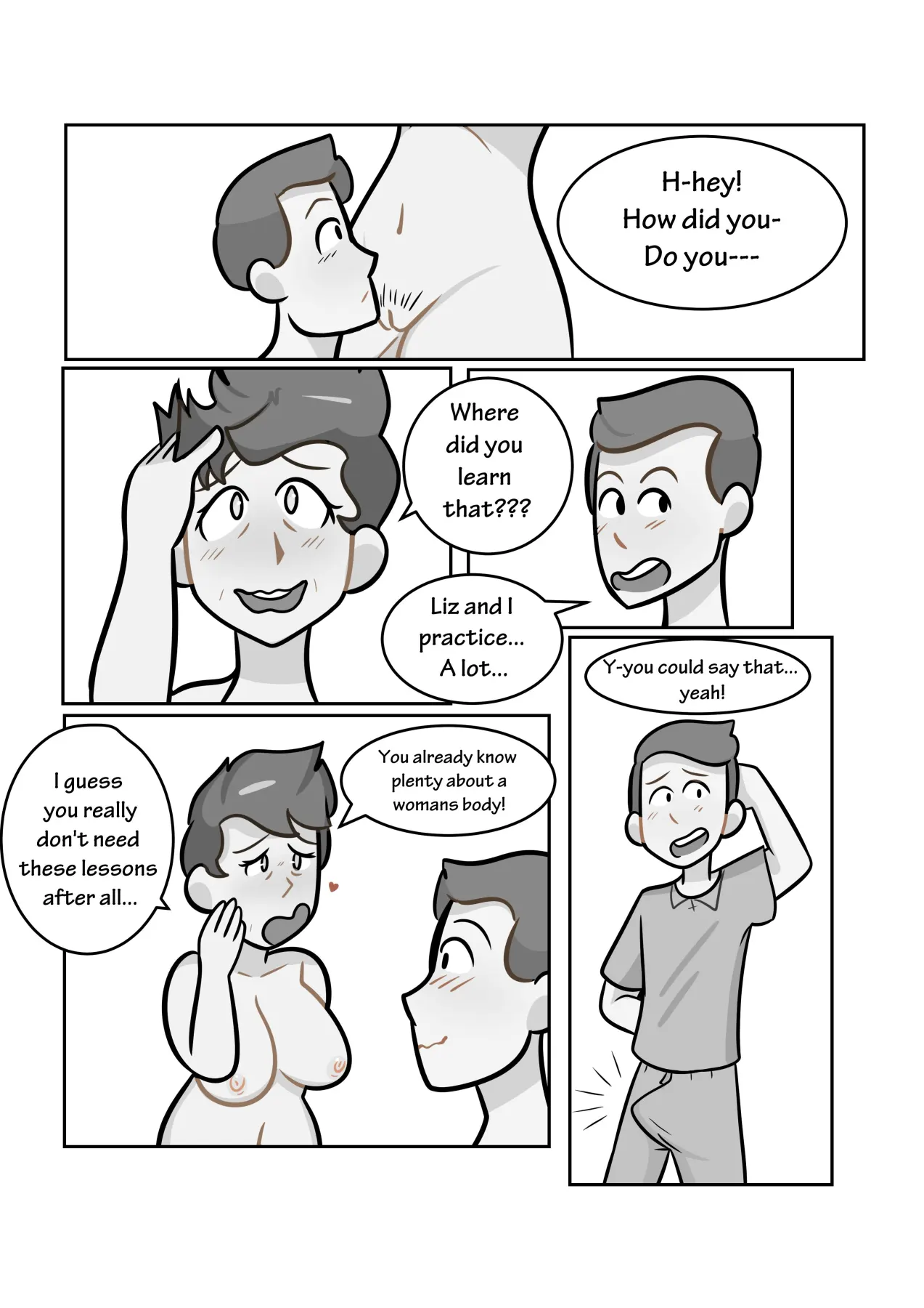 Uhh Mom, Why Are You Taking Your Clothes Off?  (Chapter 01) — page 12