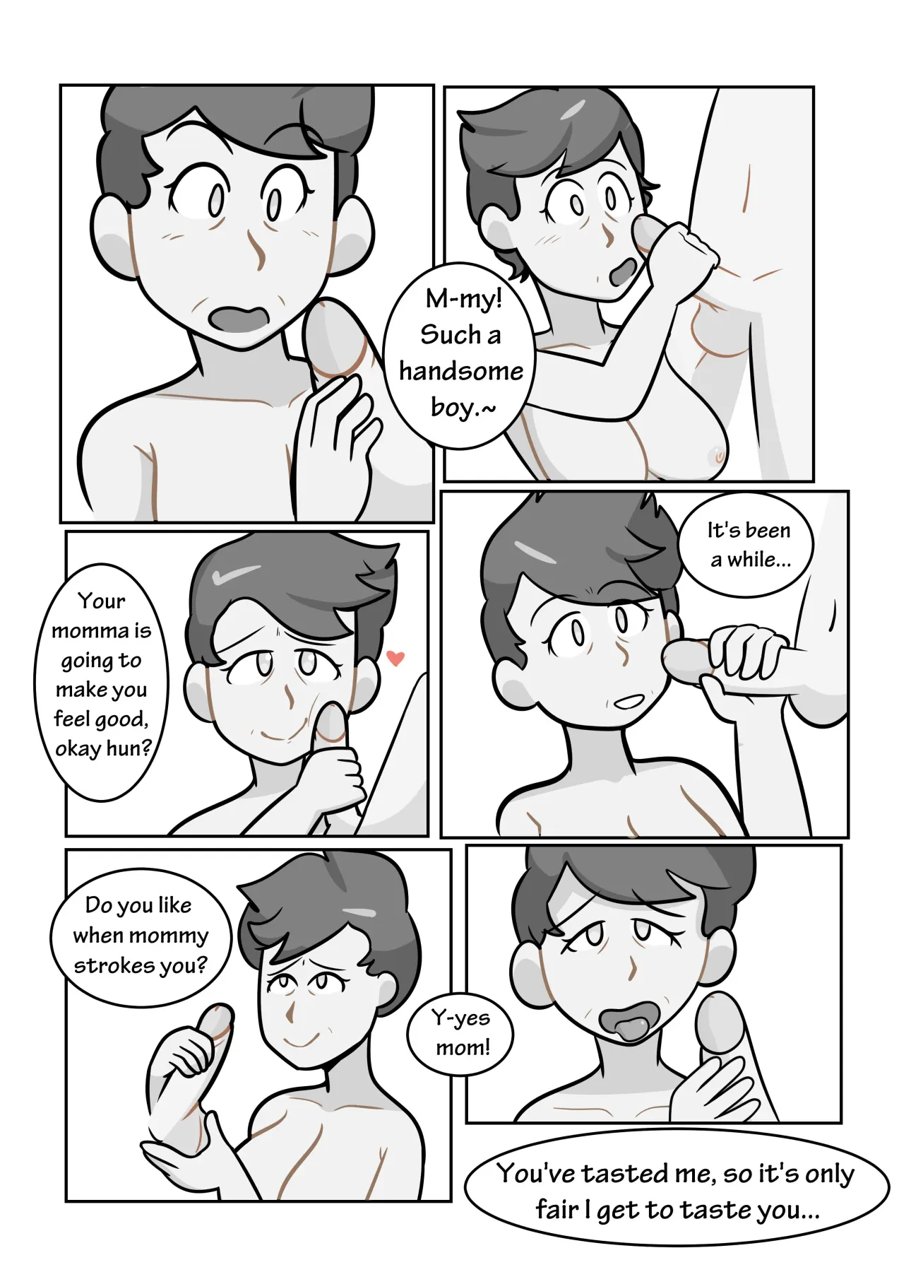 Uhh Mom, Why Are You Taking Your Clothes Off?  (Chapter 01) — page 14