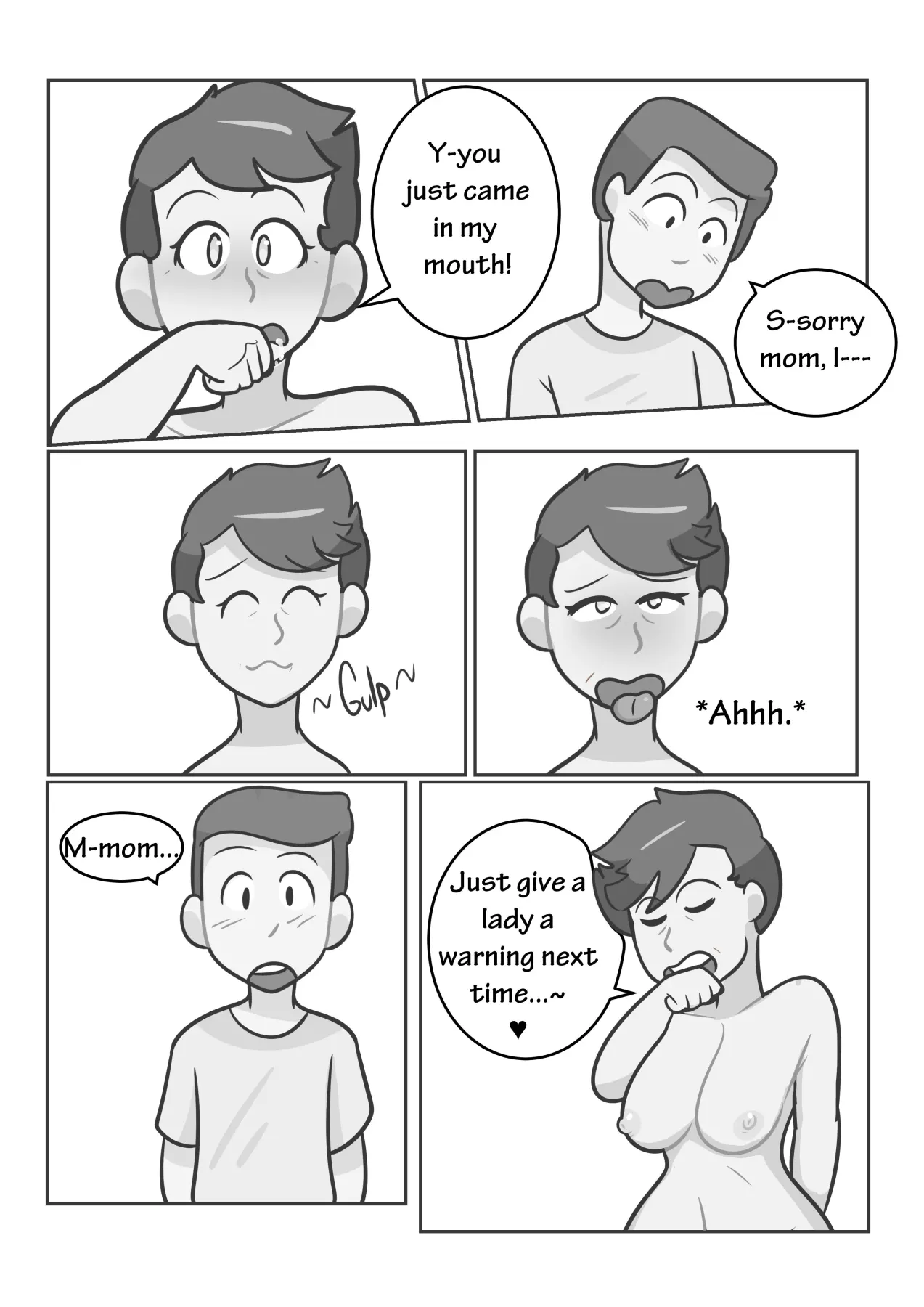 Uhh Mom, Why Are You Taking Your Clothes Off?  (Chapter 01) — page 16
