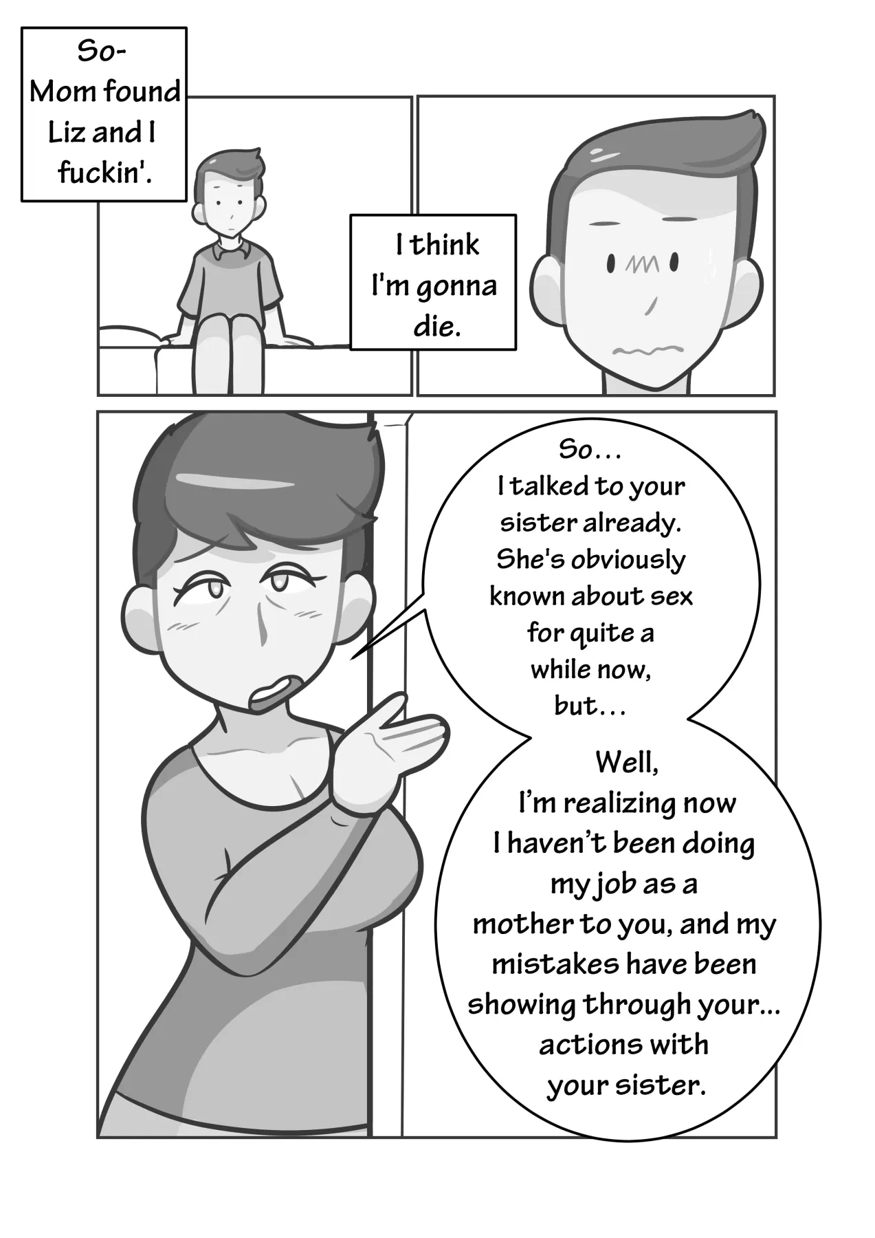 Uhh Mom, Why Are You Taking Your Clothes Off?  (Chapter 01) — page 3