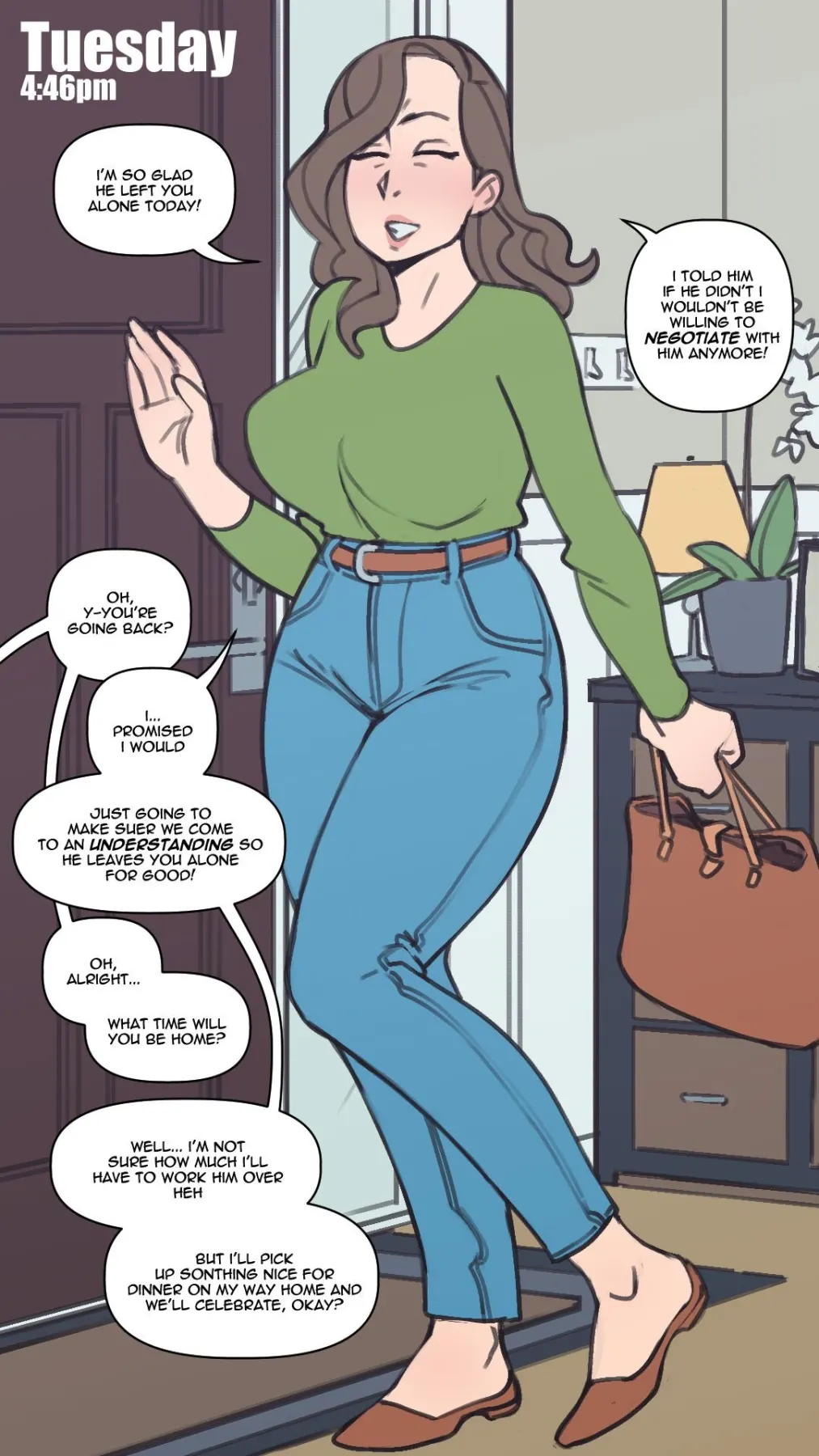 Mom Deals With My Bully (Chapter 01) — page 4