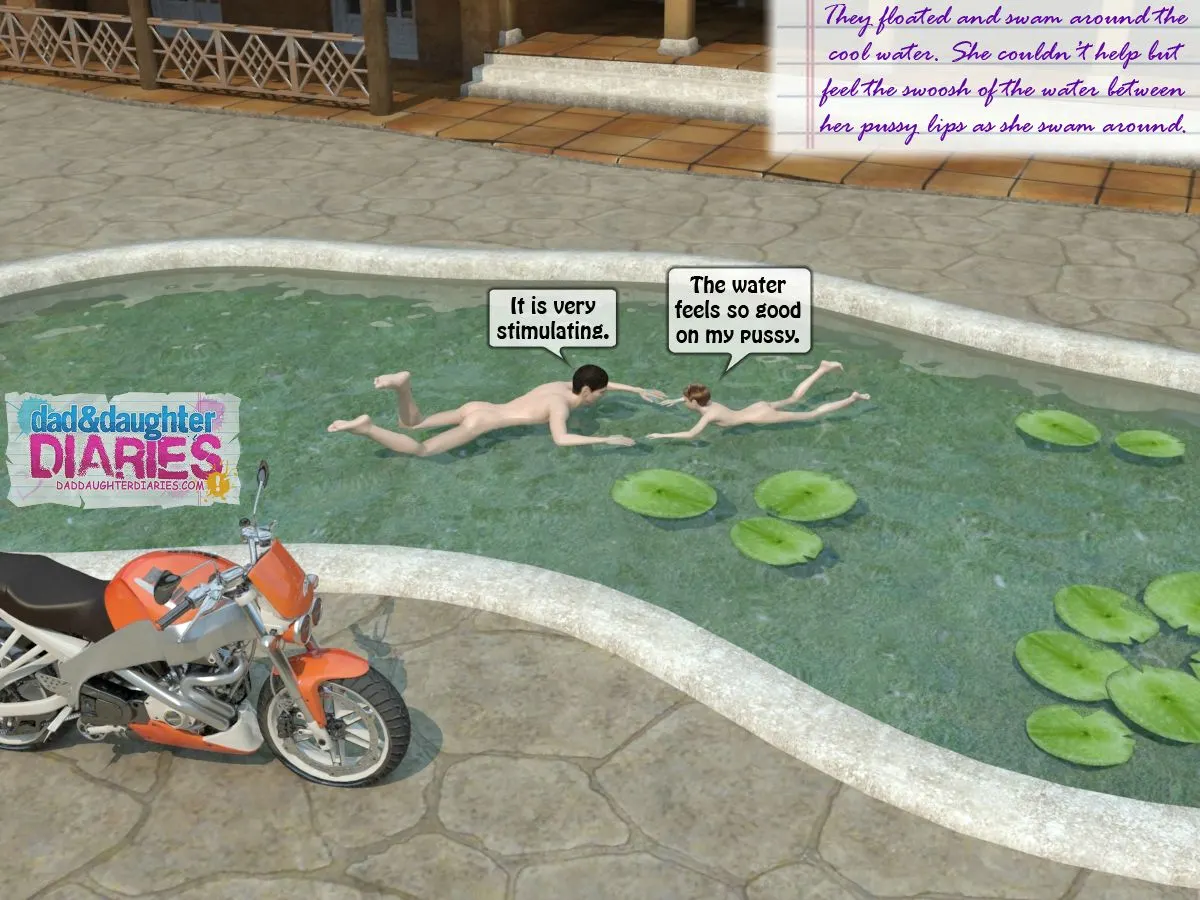 Dad And Daughter Diaries  (Chapter 18 - Clean The Pool) — page 27