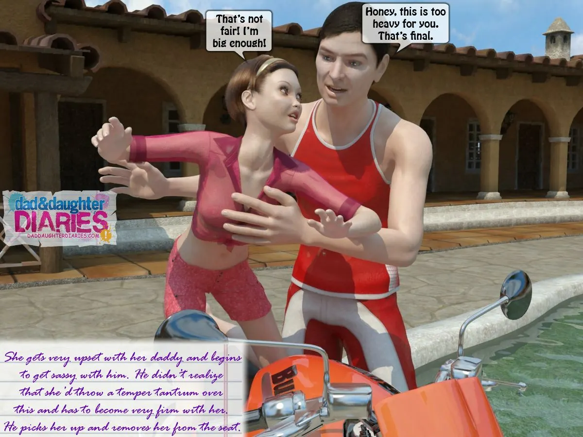 Dad And Daughter Diaries  (Chapter 18 - Clean The Pool) — page 6