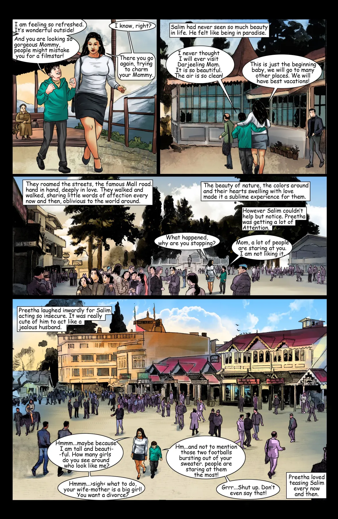Motherhood â A Tale Of Love  (Chapter 2 - Honeymoon In Darjeeling 1) — page 23