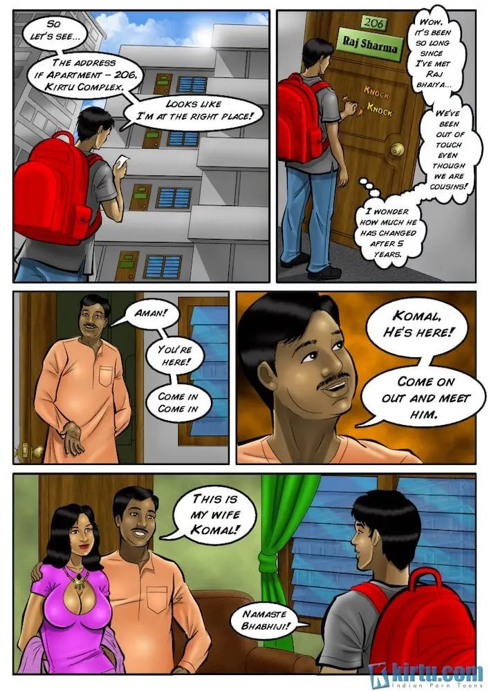 XXX Apartments  (Chapter 01 - A Good Bhabhi Cares For Her Devar) — page 3