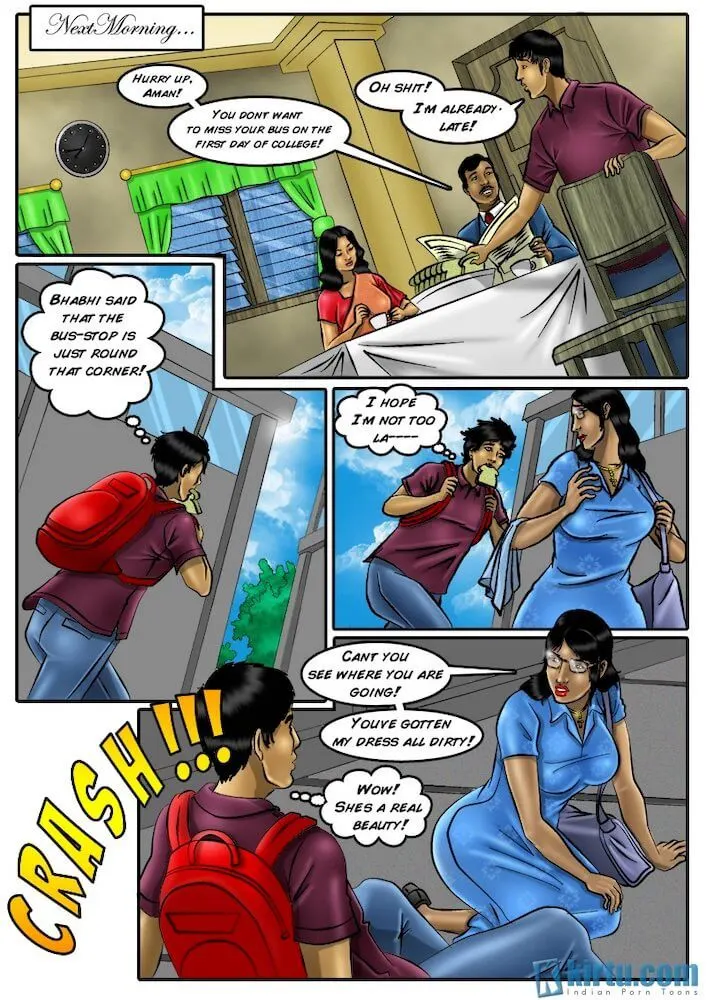 XXX Apartments  (Chapter 01 - A Good Bhabhi Cares For Her Devar) — page 6