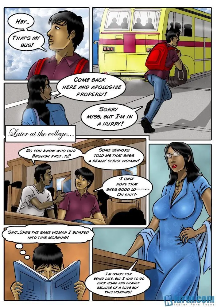 XXX Apartments  (Chapter 01 - A Good Bhabhi Cares For Her Devar) — page 7