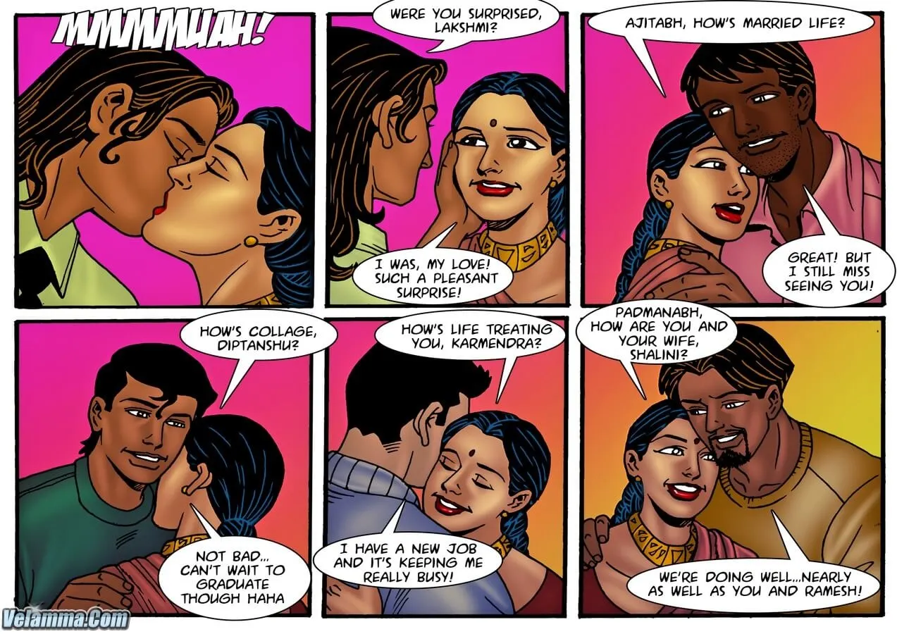Velamma Dreams  (Chapter 09 - A Birthday Orgy For Vela) — page 3