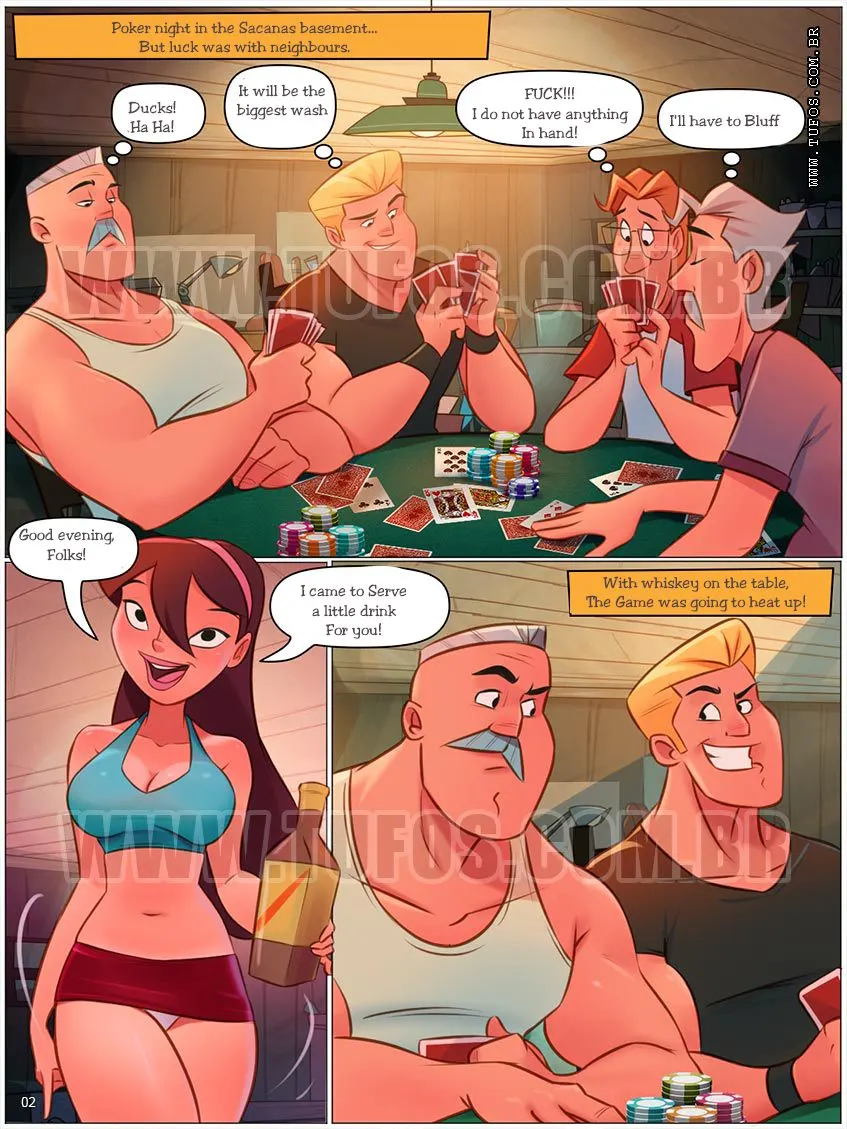 Naughty Fam  (Chapter 73 - Gang Bang On The Poker Table) — page 2