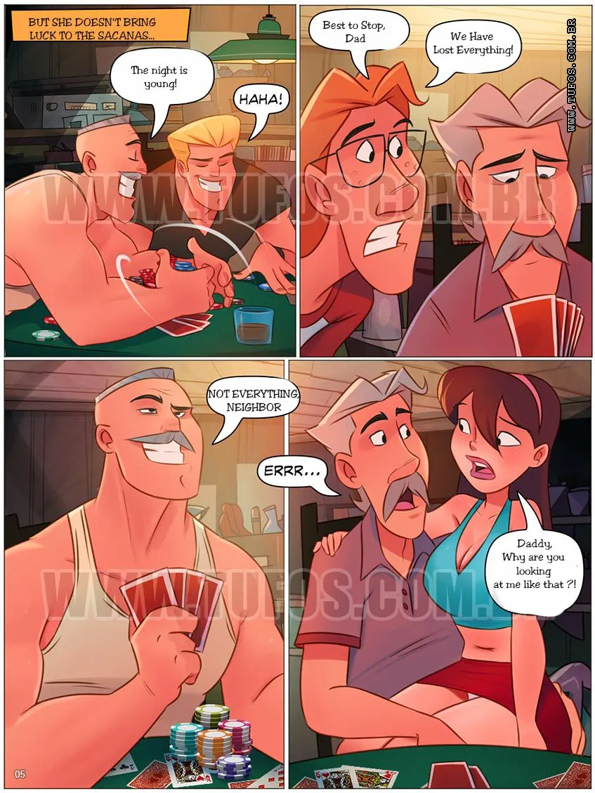 Naughty Fam  (Chapter 73 - Gang Bang On The Poker Table) — page 5