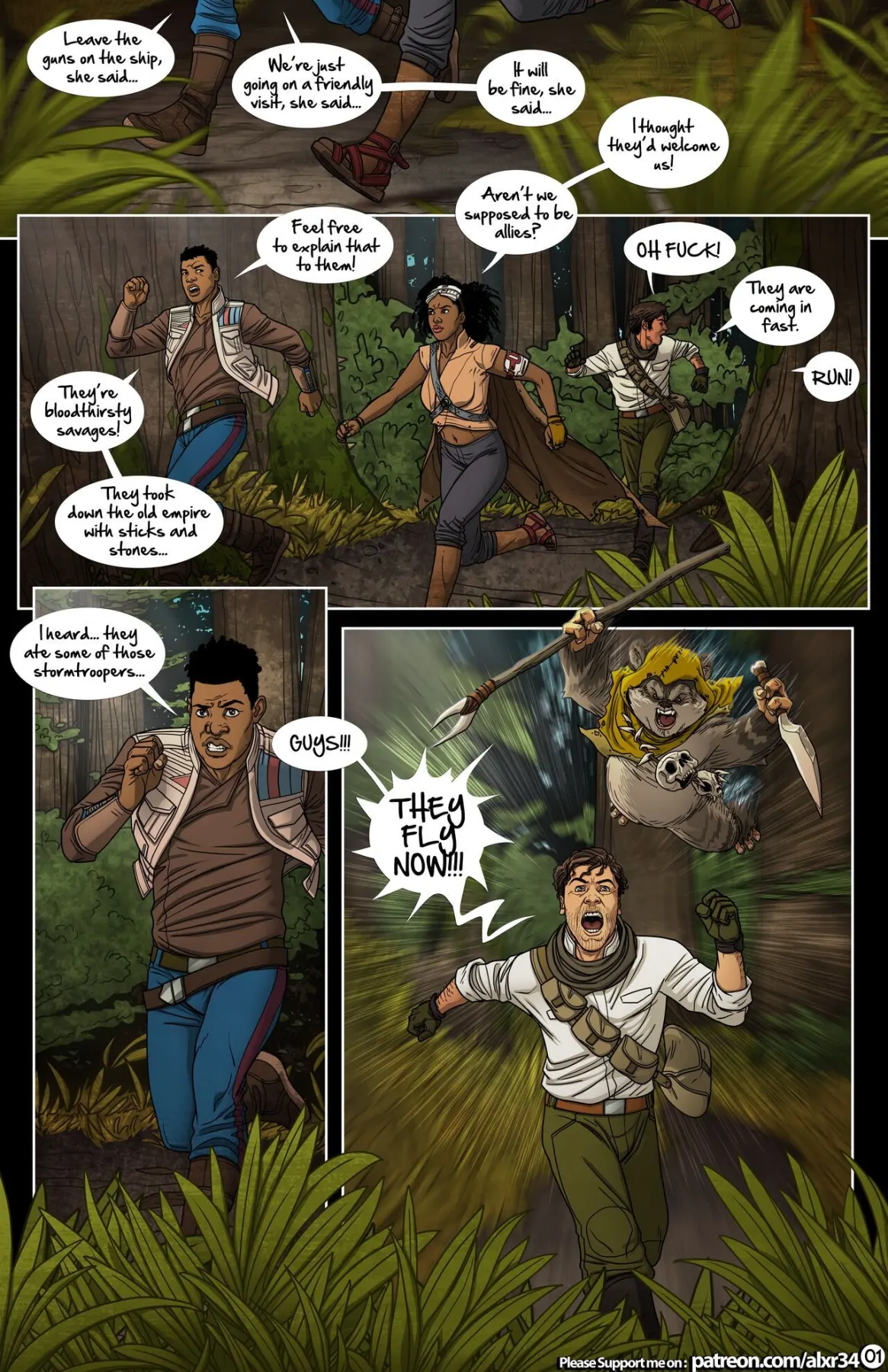 A Complete Guide To Wookie Sex - Star Wars  (Chapter 05) — page 1