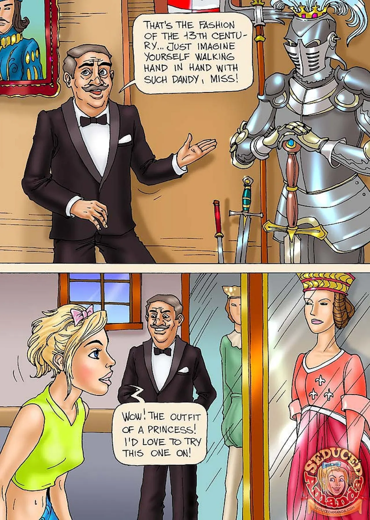 Seduced Amanda  (Chapter 01 - A Candlelit Dinner) — page 2