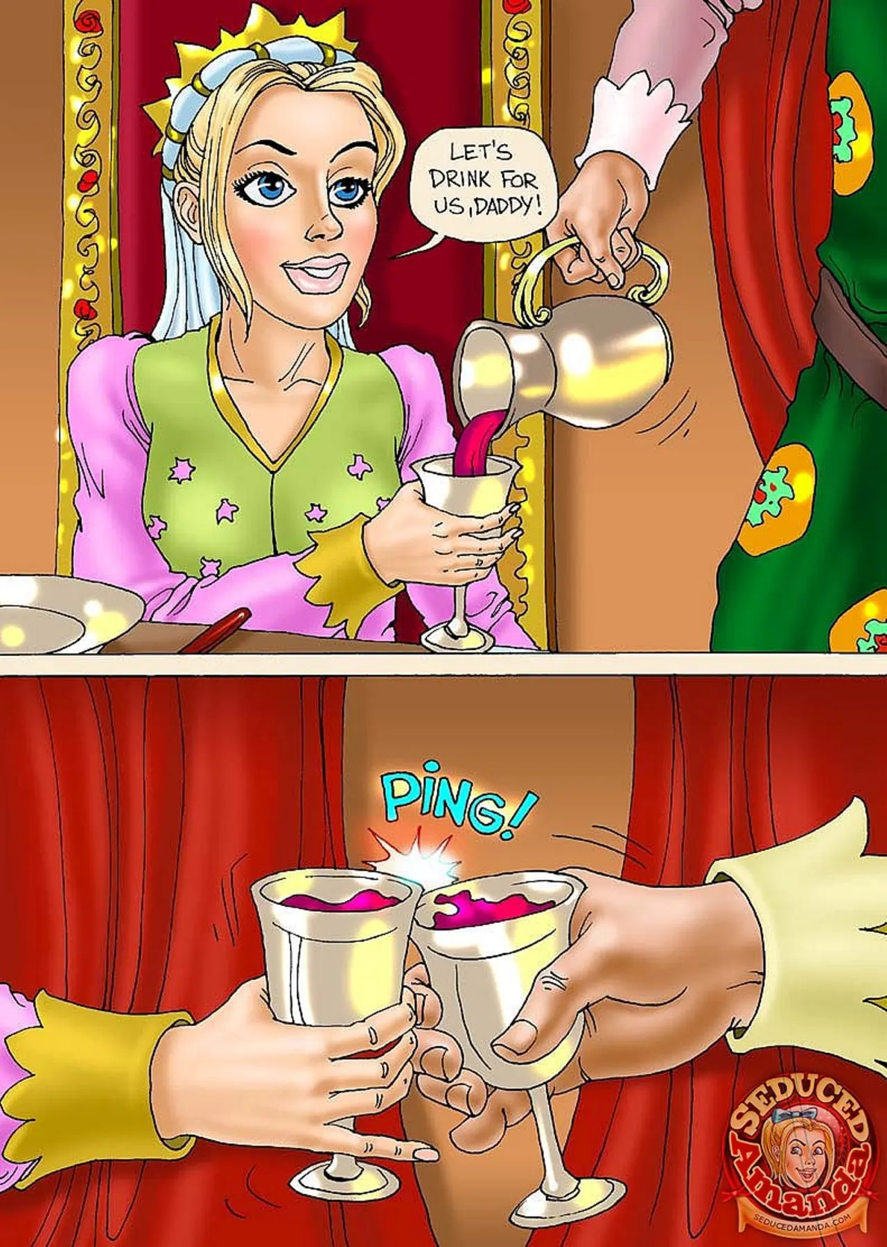 Seduced Amanda  (Chapter 01 - A Candlelit Dinner) — page 6