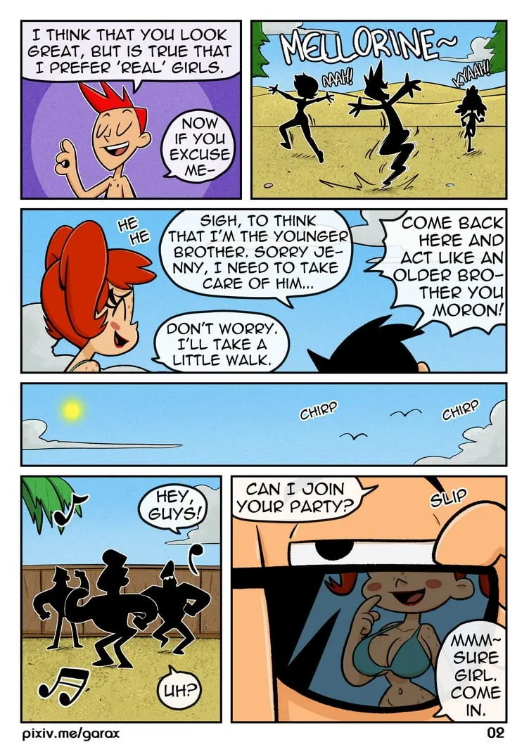 XJ-9 Beach - My Life As A Teenage Robot  (Chapter 01) — page 3