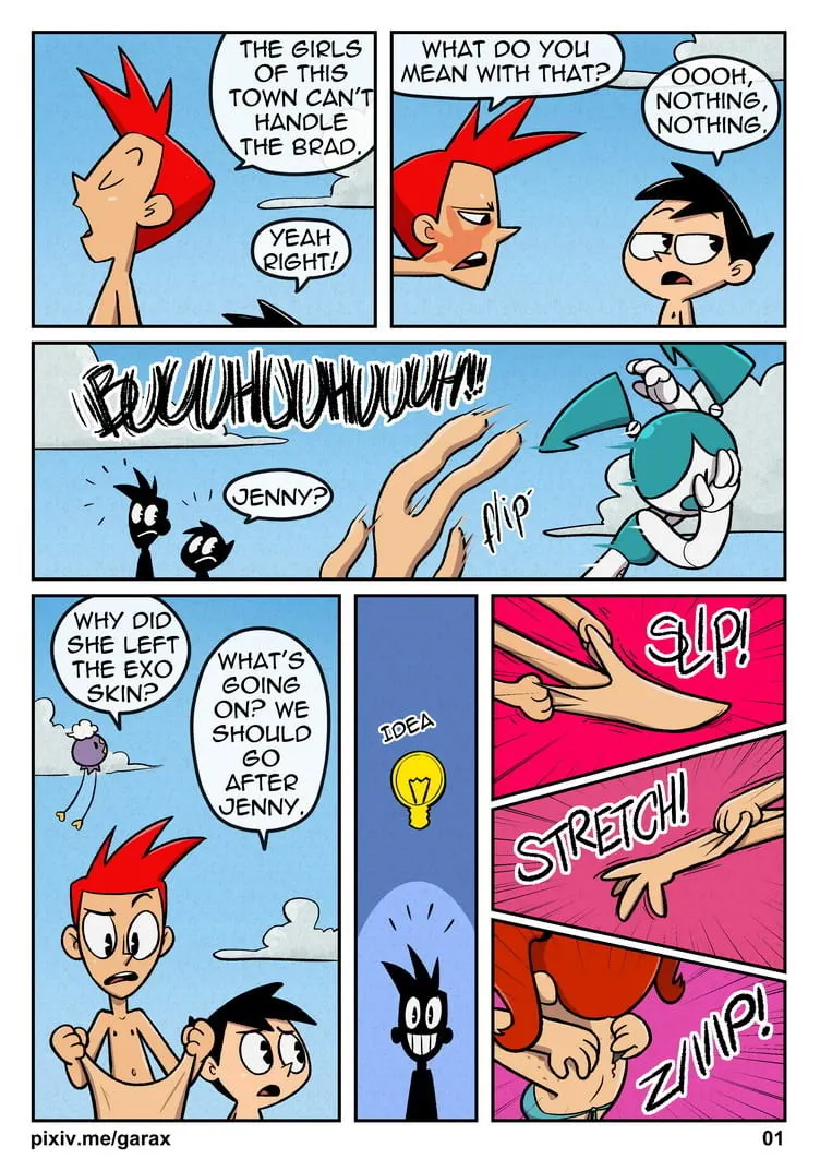 XJ-9 Beach - My Life As A Teenage Robot  (Chapter 02) — page 3