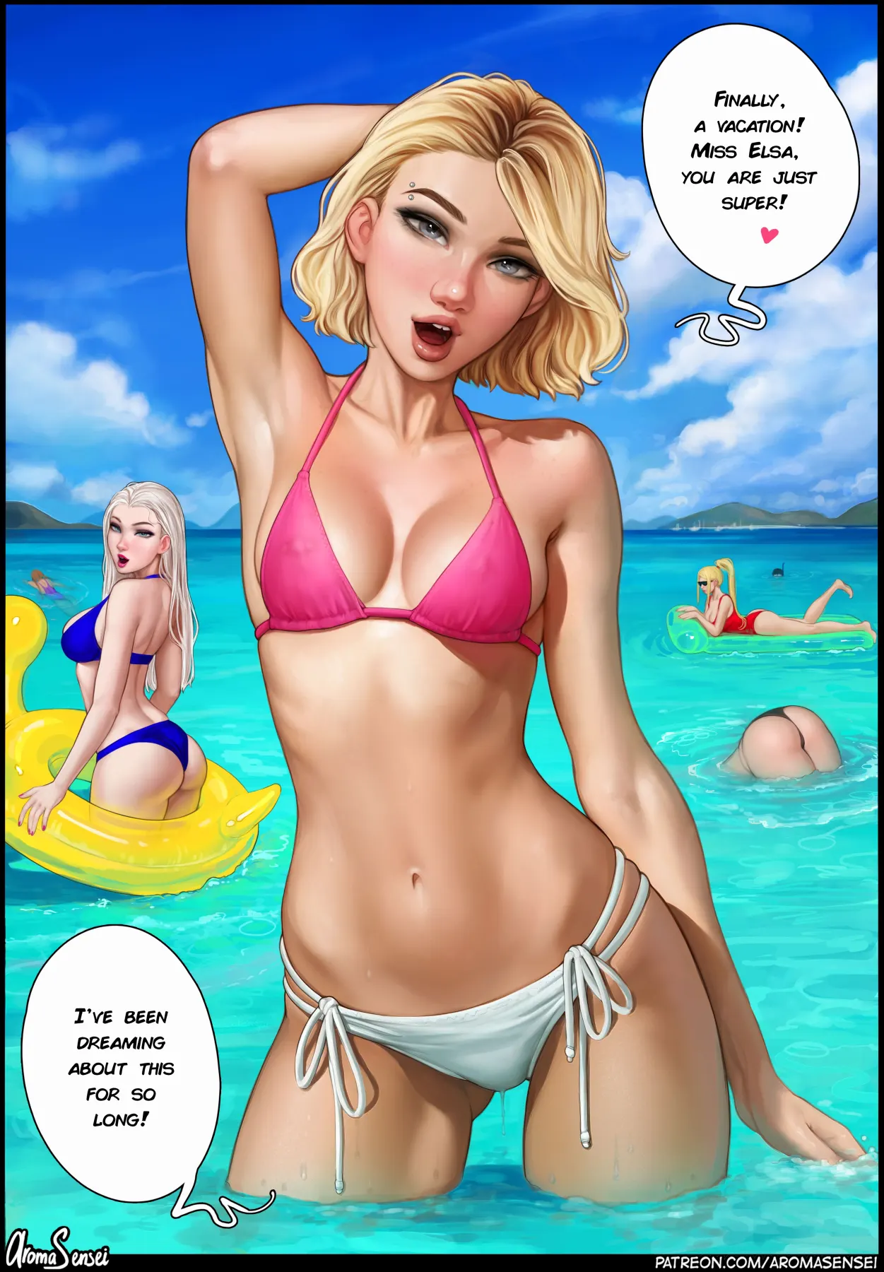 Hot Holidays At Frozen Inc. Porn Comic - AllPornCo  (Chapter 01) — page 3