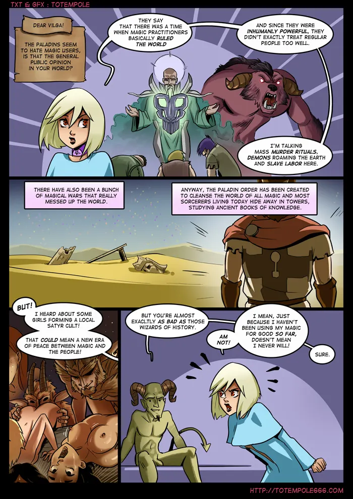 The Cummoner  (Chapter 00 - Ask Vilga) — page 8